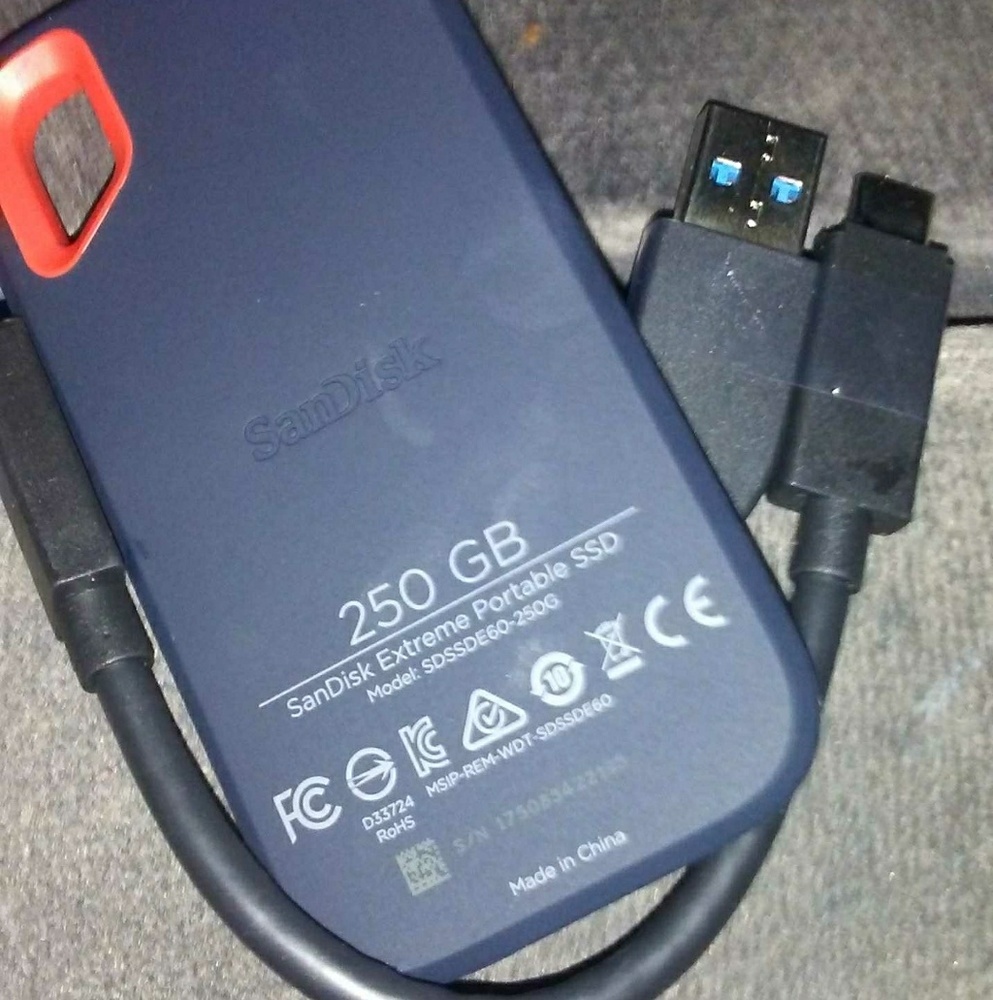 SanDisk 250GB Portable SSD